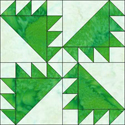 Irish Puzzle quilt block www.dlstewart.com